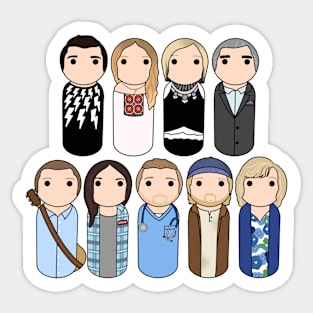 Rose Family and Friends Sticker